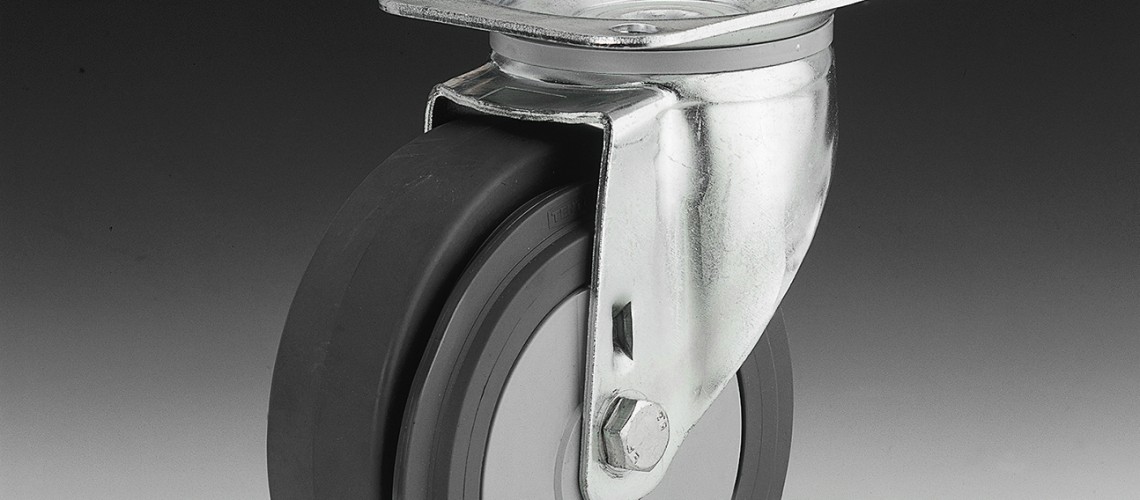 W120 – Swivel autowalk wheel 160 Ø with disc brake